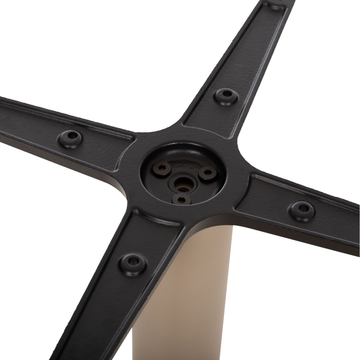 ΒΑΣΗ ΤΡΑΠΕΖΙΟΥ ΑΛΟΥΜΙΝΙΟΥ HM475.25 ΚΑΠΟΥΤΣΙΝΟ 46x46x72Υεκ. ΣΤΑΥΡΟΣ 46Χ46εκ