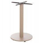 ΒΑΣΗ ΤΡΑΠΕΖΙΟΥ ΑΛΟΥΜΙΝΙΟΥ ΣΤΡΟΓΓΥΛΗ ΚΑΠΟΥΤΣΙΝΟ HM476.25 ΣΤΑΥΡΟΣ 48Χ48εκ Φ45Χ72Υεκ.