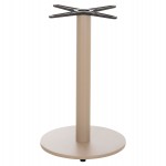 ΒΑΣΗ ΤΡΑΠΕΖΙΟΥ ΑΛΟΥΜΙΝΙΟΥ ΣΤΡΟΓΓΥΛΗ ΚΑΠΟΥΤΣΙΝΟ HM476.25 ΣΤΑΥΡΟΣ 48Χ48εκ Φ45Χ72Υεκ.