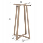 ΒΑΣΗ ΤΡΑΠΕΖΙΟΥ ΜΠΑΡ ΜΕΣΑΙΟΥ ΥΨΟΥΣ HM477.25 ΜΕΤΑΛΛΟ ΚΑΠΟΥΤΣΙΝΟ 50x50x90Υεκ.