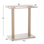 ΒΑΣΗ ΤΡΑΠΕΖΙΟΥ ΜΠΑΡ ΔΙΣΤΗΛΗ ΜΕΣ.ΥΨΟΥΣ HM478.25 ΜΕΤΑΛΛΟ ΚΑΠΟΥΤΣΙΝΟ ΜΑΤ 80x40x90Υεκ