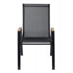 ΠΟΛΥΘΡΟΝΑ ΕΞ.ΧΩΡΟΥ LEONE HM6429.03 ΜΕΤΑΛΛΙΚΗ ΜΑΥΡΗ--TEXTILENE ΜΑΥΡΟ 54x74x91Υεκ