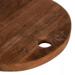 ΞΥΛΟ ΚΟΠΗΣ ΣΤΡΟΓΓΥΛΟ HM4287 ΞΥΛΟ ΤΕΑΚ ΣΕ ΦΥΣΙΚΟ-ΜΕ ΤΡΥΠΑ ΚΡΕΜΑΣΗΣ Φ23x2Υ εκ.