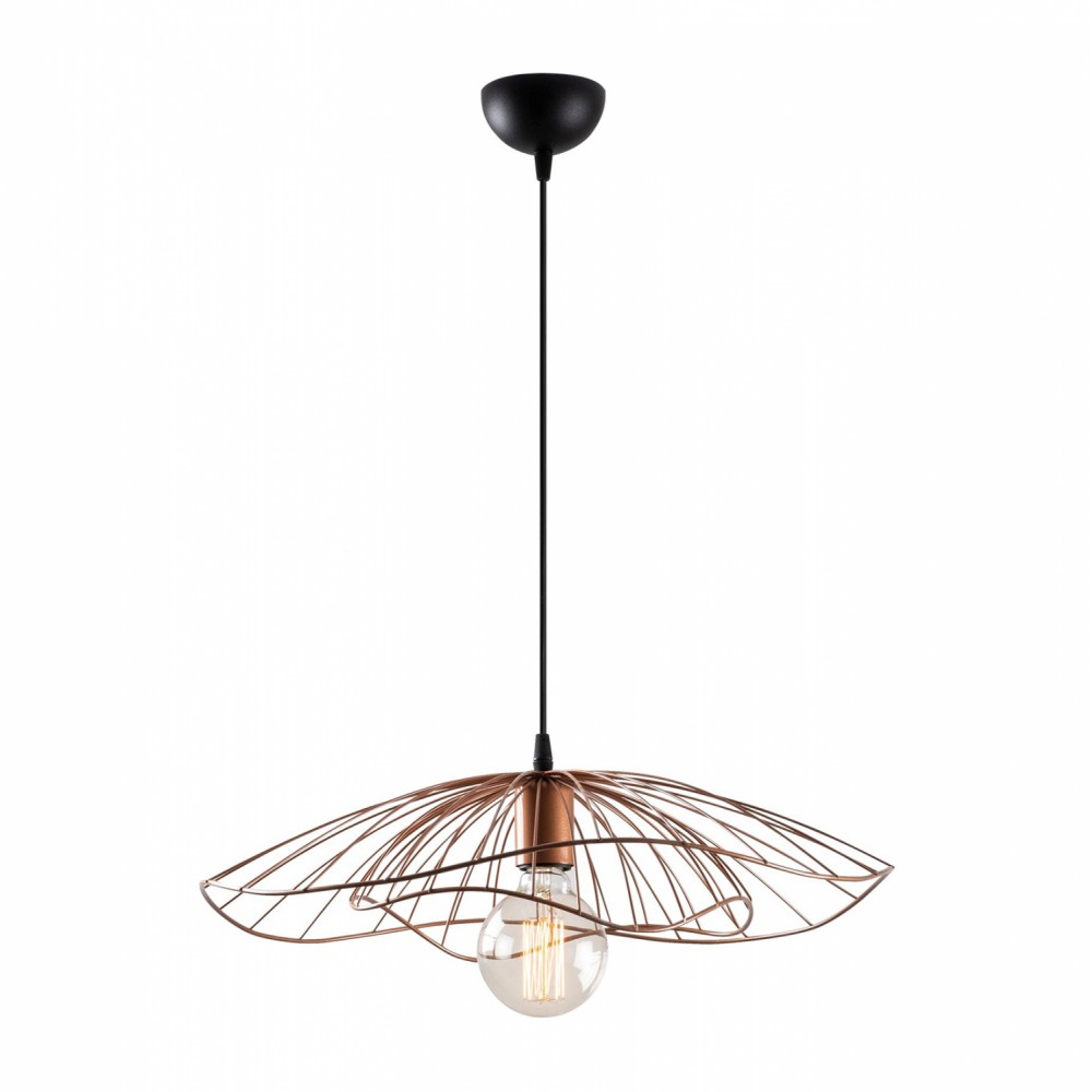 ΦΩΤΙΣΤΙΚΟ ΟΡΟΦΗΣ ΜΕΤΑΛΛΙΚΟ ΚΡΕΜΑΣΤΟ COPPER (ΧΑΛΚΙΝΟ) HM7229.02 Φ50x111 εκ.