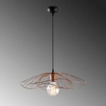 ΦΩΤΙΣΤΙΚΟ ΟΡΟΦΗΣ ΜΕΤΑΛΛΙΚΟ ΚΡΕΜΑΣΤΟ COPPER (ΧΑΛΚΙΝΟ) HM7229.02 Φ50x111 εκ.