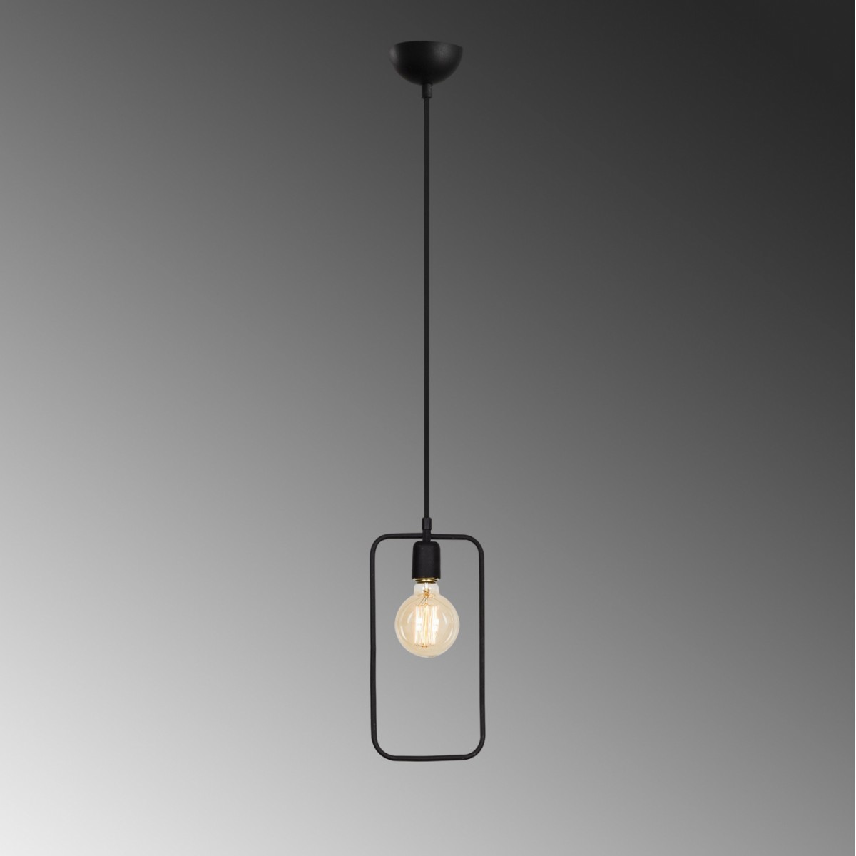 ΦΩΤΙΣΤΙΚΟ ΟΡΟΦΗΣ ΚΡΕΜΑΣΤΟ ΜΕΤΑΛΛΙΚΟ ΜΑΥΡΟ HM7258 15Χ6Χ123 εκ.