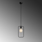 ΦΩΤΙΣΤΙΚΟ ΟΡΟΦΗΣ ΚΡΕΜΑΣΤΟ ΜΕΤΑΛΛΙΚΟ ΜΑΥΡΟ HM7258 15Χ6Χ123 εκ.