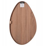 ΚΑΘΡΕΠΤΗΣ ΤΟΙΧΟΥ DROP HM4488.03 ΜΕ ΠΛΑΙΣΙΟ MDF ΣΕ ΦΥΣΙΚΟ ΧΡΩΜΑ ΞΥΛΟΥ 50x80Υεκ.