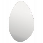 ΚΑΘΡΕΠΤΗΣ ΤΟΙΧΟΥ DROP HM4488.05 ΜΕ ΠΛΑΙΣΙΟ MDF ΣΕ ΧΡΩΜΑΤΙΣΜΟ WHITE MARBLE 50x80Υεκ.