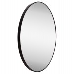 ΚΑΘΡΕΠΤΗΣ ΤΟΙΧΟΥ ΣΕΙΡΑ ARCHER HM4498.01 ΠΛΑΙΣΙΟ ΣΤΡΟΓΓΥΛΟ ΑΛΟΥΜΙΝΙΟΥ ΜΑΥΡΟ Φ80εκ