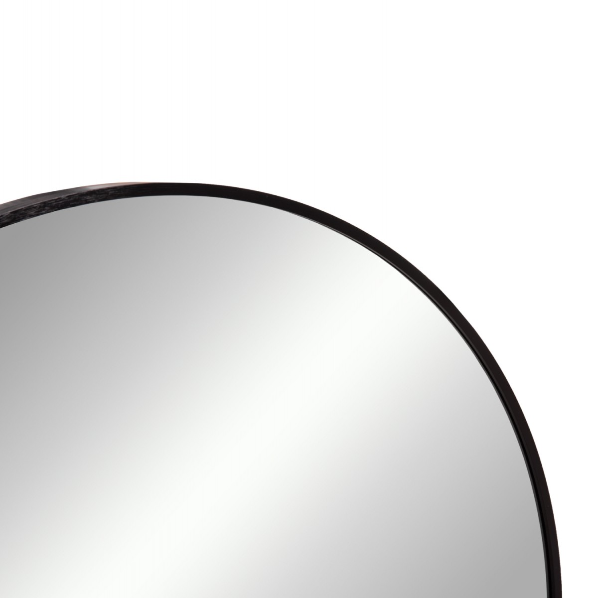 ΚΑΘΡΕΠΤΗΣ ΤΟΙΧΟΥ ΣΕΙΡΑ ARCHER HM4498.01 ΠΛΑΙΣΙΟ ΣΤΡΟΓΓΥΛΟ ΑΛΟΥΜΙΝΙΟΥ ΜΑΥΡΟ Φ80εκ