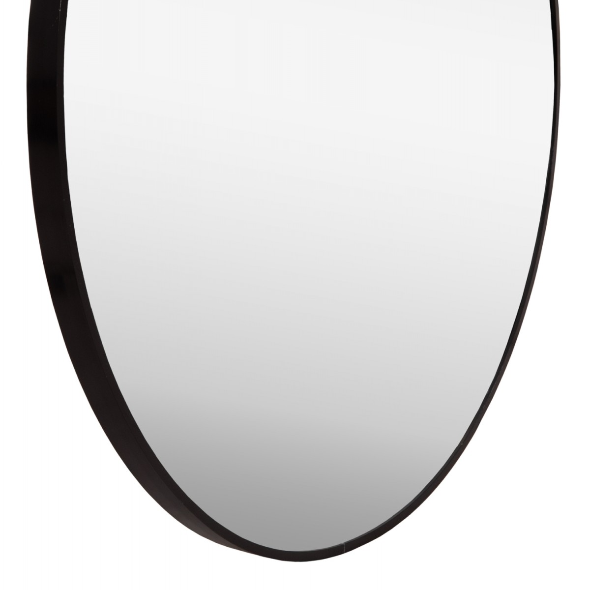 ΚΑΘΡΕΠΤΗΣ ΤΟΙΧΟΥ ΣΕΙΡΑ ARCHER HM4498.01 ΠΛΑΙΣΙΟ ΣΤΡΟΓΓΥΛΟ ΑΛΟΥΜΙΝΙΟΥ ΜΑΥΡΟ Φ80εκ