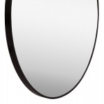 ΚΑΘΡΕΠΤΗΣ ΤΟΙΧΟΥ ΣΕΙΡΑ ARCHER HM4498.01 ΠΛΑΙΣΙΟ ΣΤΡΟΓΓΥΛΟ ΑΛΟΥΜΙΝΙΟΥ ΜΑΥΡΟ Φ80εκ