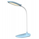 ΦΩΤΙΣΤΙΚΟ ΓΡΑΦΕΙΟΥ LED BLAIN HM4444.03 ΓΑΛΑΖΙΟ-ΛΕΥΚΟ ABS 13,6x17,7x40Υ εκ.