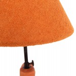 ΕΠΙΤΡΑΠΕΖΙΟ ΦΩΤΙΣΤΙΚΟ BOFEL HM4697 ΤΕΡΑΚΟΤΑ ΠΟΡΤΟΚΑΛΙ-ΚΑΠΕΛΟ TEDDY ΥΦΑΣΜΑ 30x8x52Υεκ
