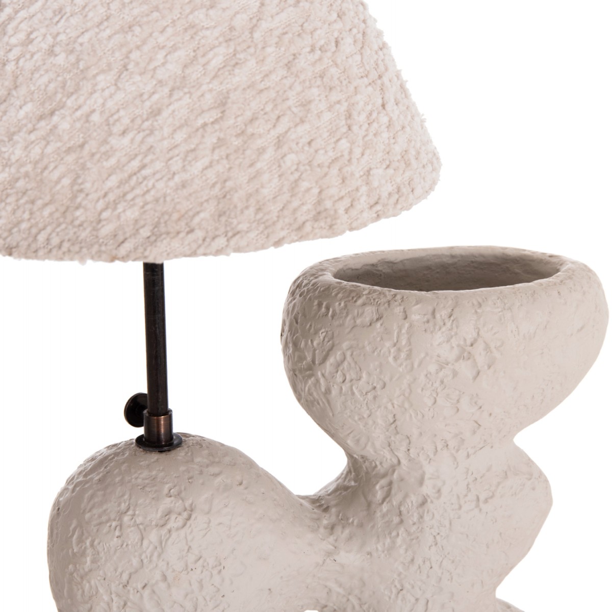 ΕΠΙΤΡΑΠΕΖΙΟ ΦΩΤΙΣΤΙΚΟ BOFEL HM4699.03 ΤΕΡΑΚΟΤΑ ΑΝΟΙΧΤΟ ΓΚΡΙ-ΚΑΠΕΛΟ TEDDY 33x14x54Υεκ