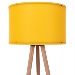 ΦΩΤΙΣΤΙΚΟ ΔΑΠΕΔΟΥ ΞΥΛΙΝΟ ΕΚΡΟΥ ΜΕ ΚΙΤΡΙΝΟ ΚΑΠΕΛΟ HM7272.15 Φ38x145 εκ.