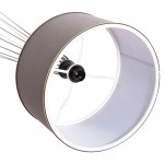 ΦΩΤΙΣΤΙΚΟ ΔΑΠΕΔΟΥ ΜΕΤΑΛΛΙΚΟ ΓΚΡΙ HM7581.01 Φ38x155 εκ.