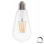 ΛΑΜΠΤΗΡΑΣ HM4188.01 LED FILAMENT 8W E27 DIMMABLE 2700K ΔΙΑΦΑΝΟΣ