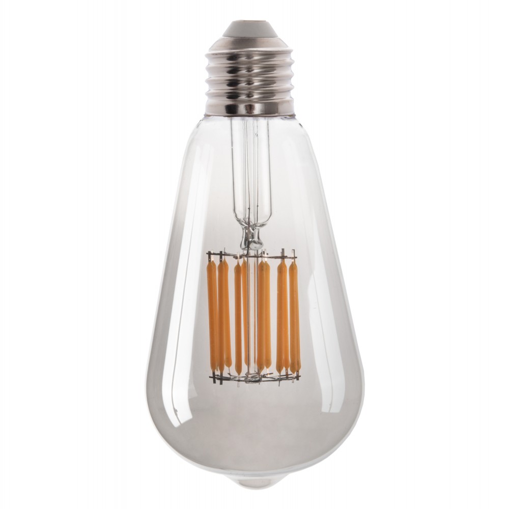 ΛΑΜΠΤΗΡΑΣ HM4189.03 LED FILAMENT 12W E27 2700K SMOKE