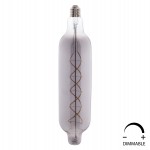 ΛΑΜΠΤΗΡΑΣ JHD-NW7775 LED FILAMENT 8W E27 3000K SMOKE COLOR DIMMABLE  HM4055.03