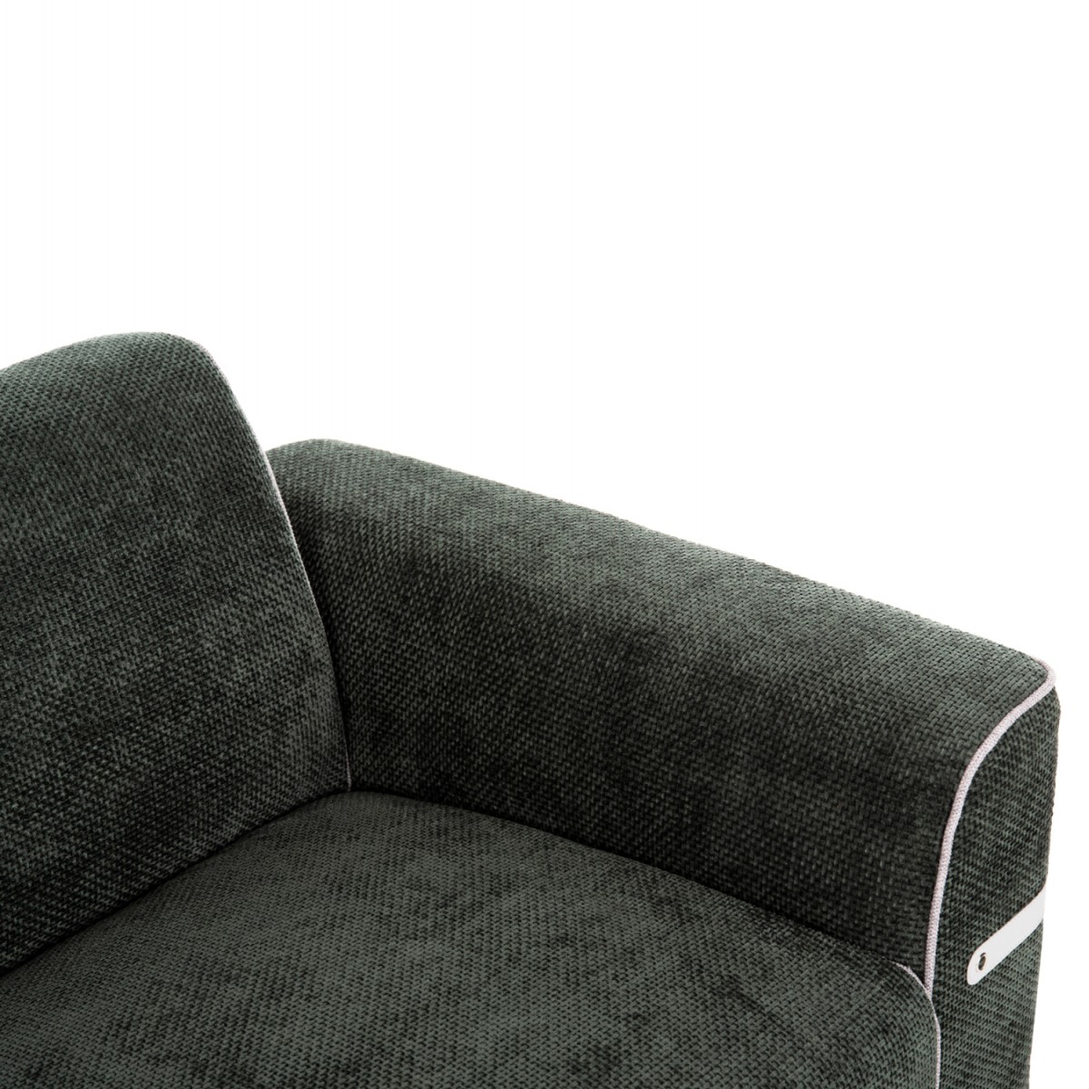 ΣΕΤ ΣΑΛΟΝΙ 2ΤΜΧ 3Θ+2Θ FERIN HM6070.03 ΠΡΑΣΙΝΟ ΥΦΑΣΜΑ ΜΕ ΜΕΤΑΛΛΙΚΑ ΠΟΔΙΑ