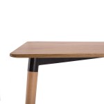 ΣΕΤ ΤΡΑΠΕΖΑΡΙΑΣ 5ΤΜΧ BRAVE HM21182 MDF TOP-ΞΥΛΟ ΟΞΙΑΣ & PAPER ROPE ΣΕ ΦΥΣΙΚΟ