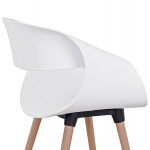 ΣΕΤ ΤΡΑΠΕΖΑΡΙΑΣ 5ΤΜΧ MAGGIE HM21186 MDF TOP & ΠΟΛΥΠΡΟΠΥΛΕΝΙΟ ΣΕ ΛΕΥΚΟ ΧΡΩΜΑ