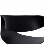 ΣΕΤ ΤΡΑΠΕΖΑΡΙΑΣ 5ΤΜΧ MAGGIE HM21187 MDF TOP & ΠΟΛΥΠΡΟΠΥΛΕΝΙΟ ΣΕ ΜΑΥΡΟ ΧΡΩΜΑ