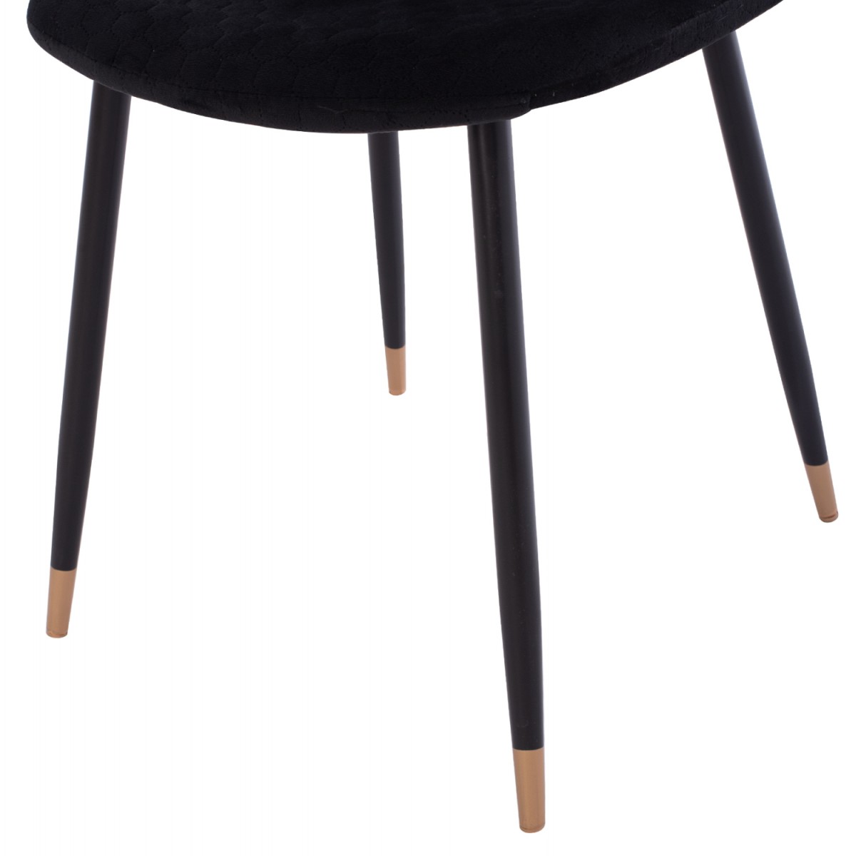 ΣΕΤ ΤΡΑΠΕΖΑΡΙΑΣ 5ΤΜΧ BROLIN HM21191 MDF TOP-ΜΕΤΑΛΛΙΚΑ ΠΟΔΙΑ-ΒΕΛΟΥΔΟ--ΜΑΥΡΟ