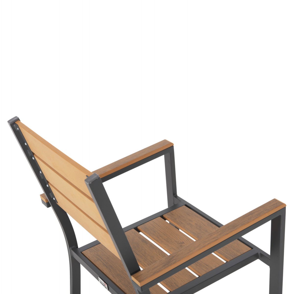 ΣΕΤ ΤΡΑΠΕΖΑΡΙΑΣ 7ΤΜΧ SAGA HM10814 ΑΛΟΥΜΙΝΙΟ ΣΕ ΓΚΡΙ--POLYWOOD