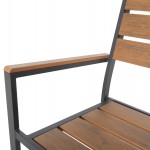 ΣΕΤ ΤΡΑΠΕΖΑΡΙΑΣ 7ΤΜΧ SAGA HM10814 ΑΛΟΥΜΙΝΙΟ ΣΕ ΓΚΡΙ--POLYWOOD