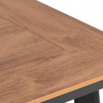 ΣΕΤ ΤΡΑΠΕΖΑΡΙΑΣ TABER HM21197 ΤΡΑΠΕΖΙ & 4 ΠΟΛΥΘΡΟΝΕΣ-ΑΛΟΥΜΙΝΙΟ & POLYWOOD-ΑΝΘΡΑΚΙ