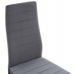 ΣΕΤ ΤΡΑΠΕΖΑΡΙΑΣ 5ΤΜΧ LADY HM21199.01 ΓΥΑΛΙ--ΜΕΤΑΛΛΟ ΣΕ ΜΑΥΡΟ & ΒΕΛΟΥΔΟ ΓΚΡΙ