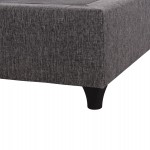 ΥΠΟΣΤΡΩΜΑ/ΚΡΕΒΑΤΙ ΥΠΕΡΔΙΠΛΟ SIGGY HM21217 ΓΚΡΙ ΥΦΑΣΜΑ--ΓΙΑ 160x200εκ.