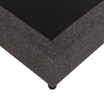 ΥΠΟΣΤΡΩΜΑ/ΚΡΕΒΑΤΙ KING-SIZE SIGGY HM21218 ΓΚΡΙ ΥΦΑΣΜΑ--ΓΙΑ 180x200εκ.