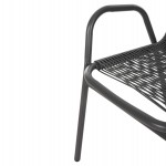 ΣΕΤ ΤΡΑΠΕΖΑΡΙΑΣ 5ΤΜΧ AVRIL HM21221 ΚΑΡΕΚΛΕΣ ΜΕΤΑΛΛΙΚΕΣ & ΤΡΑΠΕΖΙ 110x60 ΓΚΡΙ