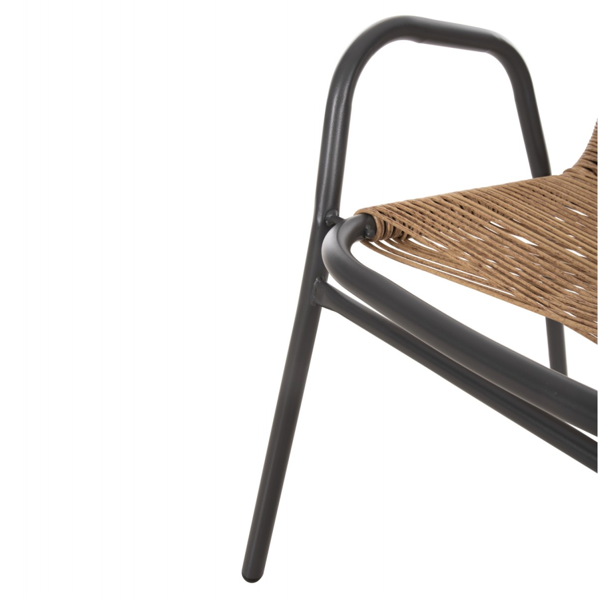 ΣΕΤ ΤΡΑΠΕΖΑΡΙΑΣ 5ΤΜΧ AVRIL HM21221.01 ΚΑΡΕΚΛΕΣ ΜΕΤΑΛ. & ΤΡΑΠΕΖΙ 110x60 ΓΚΡΙ-ΦΥΣΙΚΟ