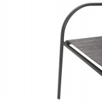 ΣΕΤ ΤΡΑΠΕΖΑΡΙΑΣ 5ΤΜΧ REDAN HM21223 ΤΡΑΠΕΖΙ & 4 ΠΟΛΥΘΡΟΝΕΣ ΣΕ ΓΚΡΙ