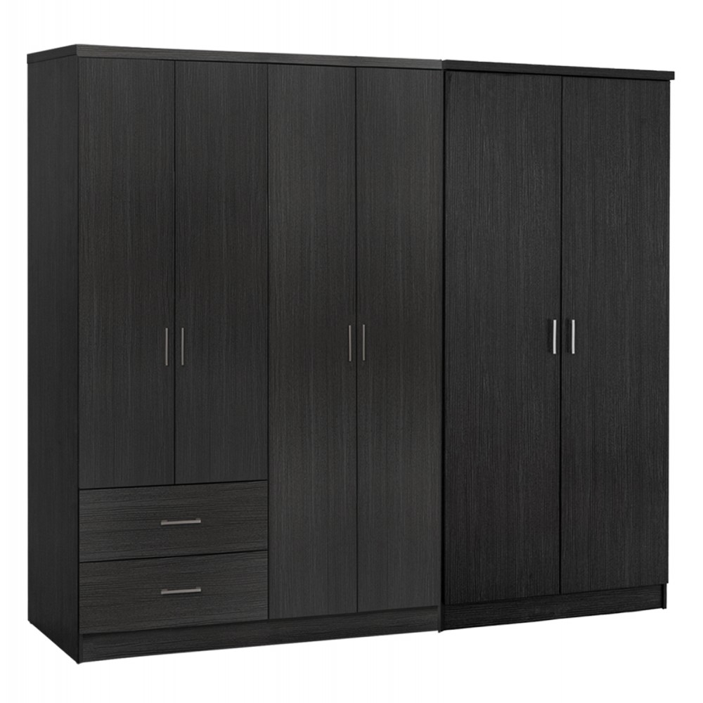 ΝΤΟΥΛΑΠΑ 6ΦΥΛΛΗ BLAKELY HM21235.01 ΜΕΛΑΜΙΝΗ ΧΡΩΜΑ ZEBRANO 201x43x181Υεκ