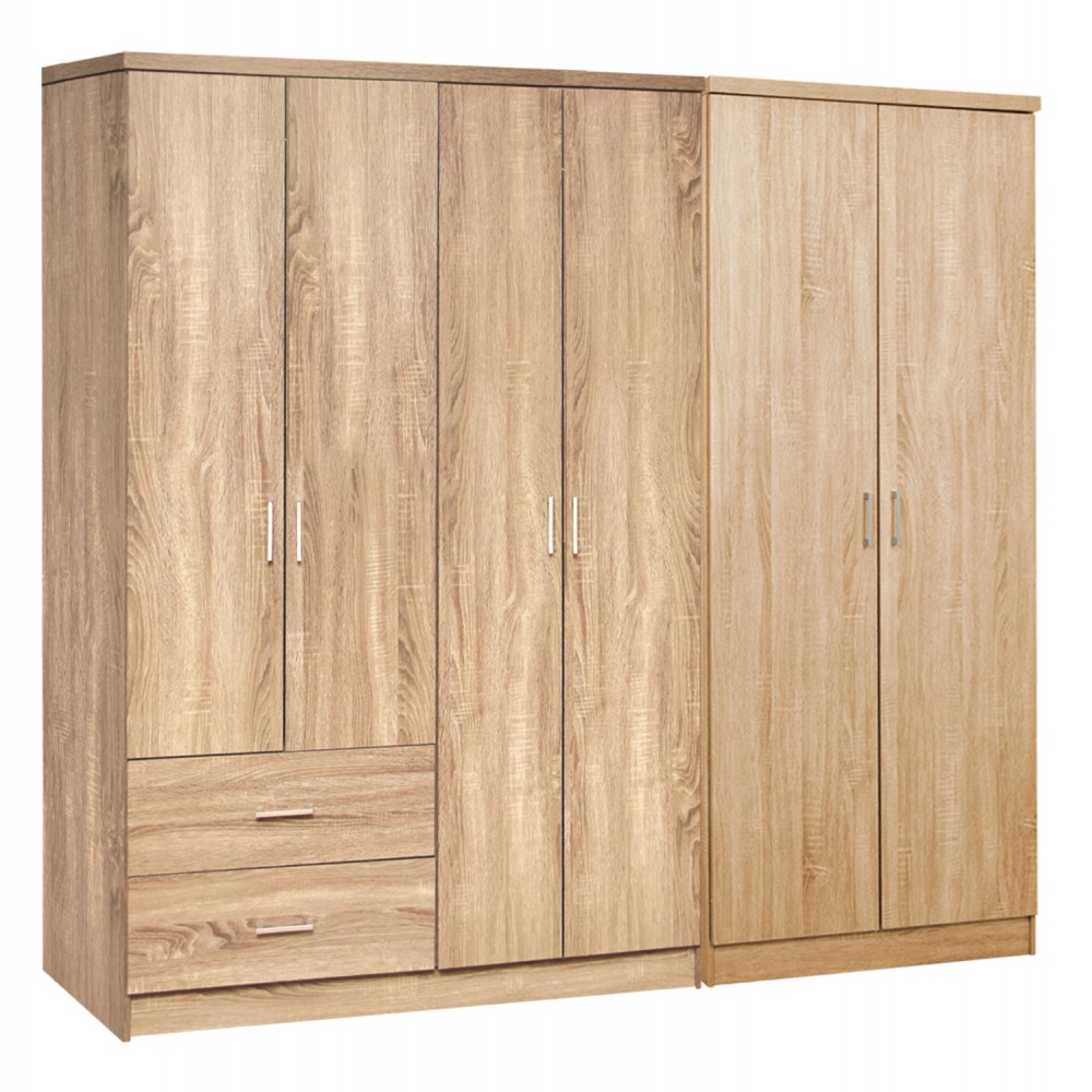 ΝΤΟΥΛΑΠΑ 6ΦΥΛΛΗ BLAKELY HM21235.02 ΜΕΛΑΜΙΝΗ ΧΡΩΜΑ SONAMA 201x43x181Υεκ