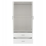 ΝΤΟΥΛΑΠΑ 4ΦΥΛΛΗ REINA ME 4 ΣΥΡΤΑΡΙΑ HM21258 ΜΕΛΑΜΙΝΗ ΣΕ ΛΕΥΚΟ 160x42,5x180,5Υεκ