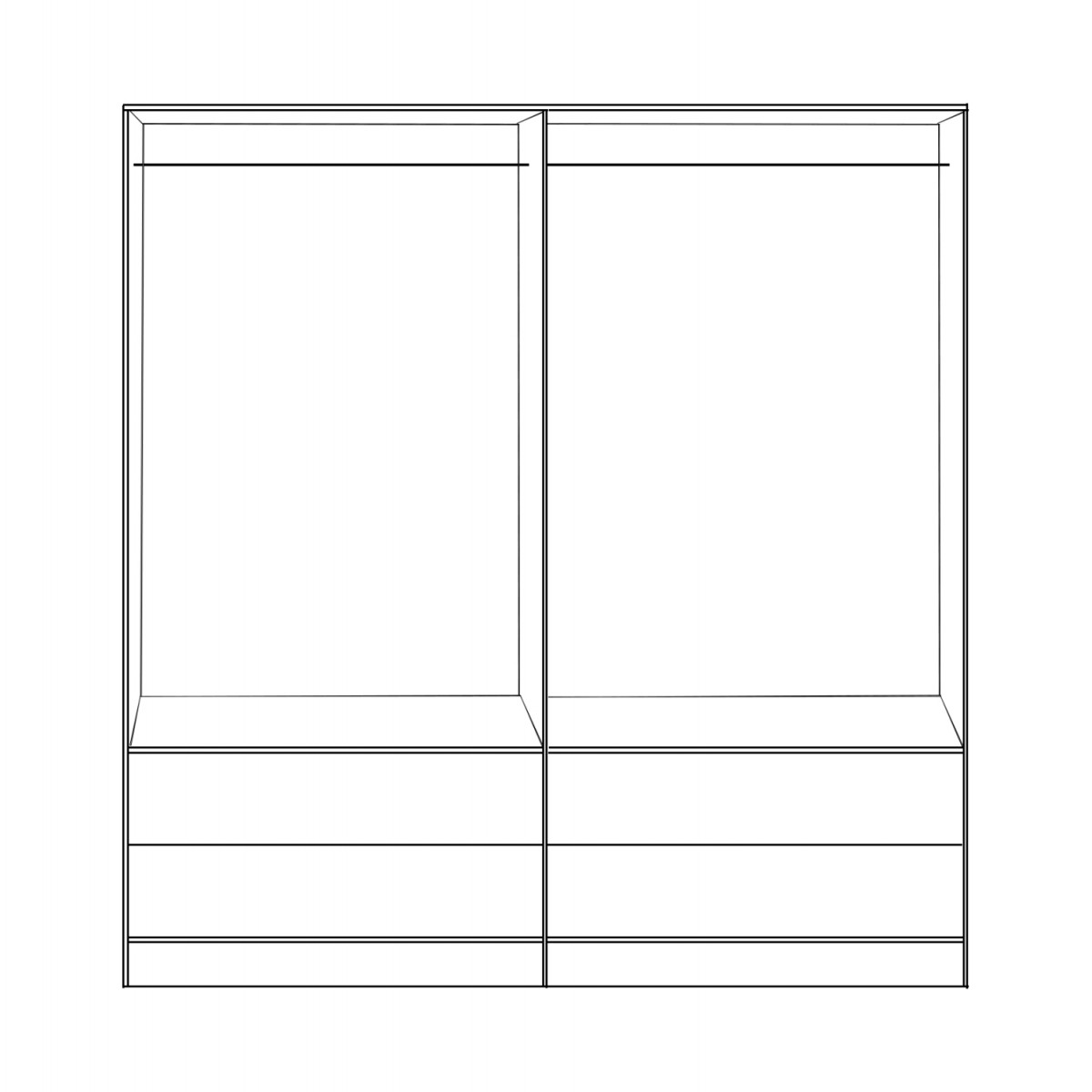 ΝΤΟΥΛΑΠΑ 4ΦΥΛΛΗ REINA ME 4 ΣΥΡΤΑΡΙΑ HM21259 ΜΕΛΑΜΙΝΗ ΓΚΡΙ-SONAMA 160x42x180Υεκ