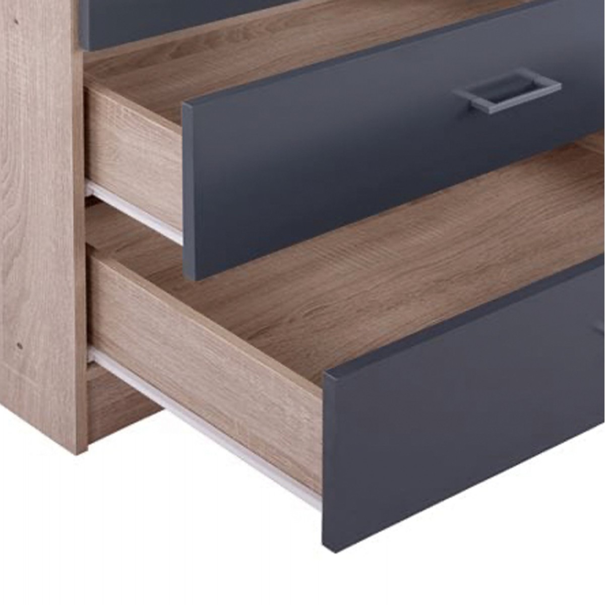 ΝΤΟΥΛΑΠΑ 4ΦΥΛΛΗ REINA ME 4 ΣΥΡΤΑΡΙΑ HM21259 ΜΕΛΑΜΙΝΗ ΓΚΡΙ-SONAMA 160x42x180Υεκ