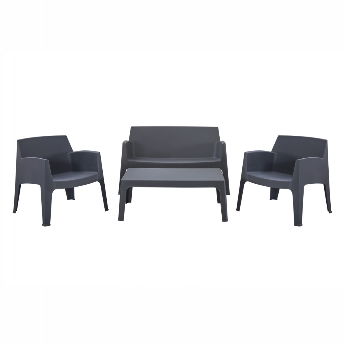 ΣΕΤ ΣΑΛΟΝΙ ΕΞ.ΧΩΡΟΥ 4ΤΜΧ SLEEK HM21268.10 ΓΚΡΙ ΠΟΛΥΠΡΟΠΥΛΕΝΙΟ