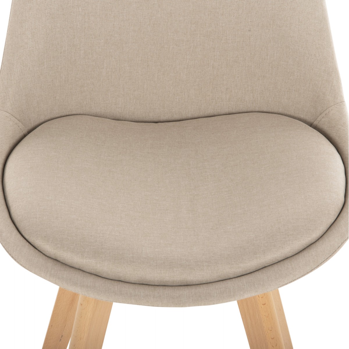 ΣΕΤ ΤΡΑΠΕΖΑΡΙΑΣ 5ΤΜΧ MORGAN HM21269.02 ΤΡΑΠΕΖΙ & 4 ΚΑΡΕΚΛΕΣ - ΜΠΕΖ ΥΦΑΣΜΑ