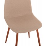 ΣΕΤ ΤΡΑΠΕΖΑΡΙΑΣ 5ΤΜΧ LEOMOR HM21270.01 ΤΡΑΠΕΖΙ & 4 ΚΑΡΕΚΛΕΣ - ΜΠΕΖ ΥΦΑΣΜΑ