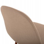 ΣΕΤ ΤΡΑΠΕΖΑΡΙΑΣ 5ΤΜΧ LEOMOR HM21270.01 ΤΡΑΠΕΖΙ & 4 ΚΑΡΕΚΛΕΣ - ΜΠΕΖ ΥΦΑΣΜΑ