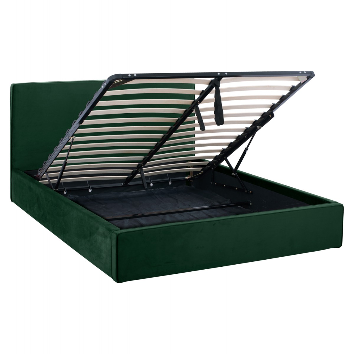 ΚΡΕΒΑΤΙ ΔΙΠΛΟ & ΣΤΡΩΜΑ ALLIE HM21273.03 ΚΥΠΑΡΙΣΣΙ ΒΕΛΟΥΔΟ ΜΕ ΑΠΟΘ.ΧΩΡΟ--160x200εκ