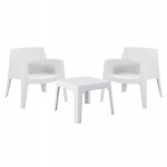 ΣΕΤ LOUNGE 3ΤΜΧ SLEEK HM21274.01 ΛΕΥΚΟ ΠΟΛΥΠΡΟΠΥΛΕΝΙΟ